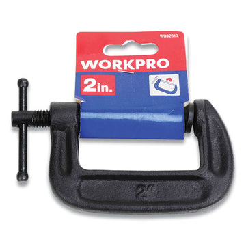 Workpro® Steel C-clamp, 2" Capacity, Black freeshipping - TVN Wholesale